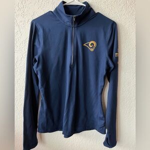 Rams NFL Dri-Fit Navy Pullover